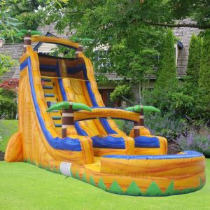 Max Capacity 100-500kg Customized Color Inflatable Mario Water Slide Coming in