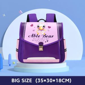China 2.5Lbs Water Resistant Leather School Backpacks Purple Color on sale