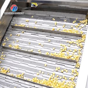The corn threshing washing blanching production line Fruit Vegetable FOOD