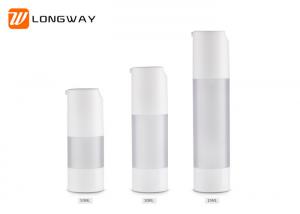 Cheap Frosted Clear Plastic Airless Pump Bottles For Travel Emulsion Packaging for sale