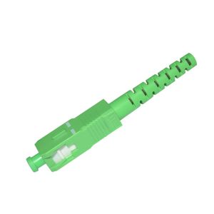 SC / APC Singlemode 9 / 125 Fiber Optics Connectors