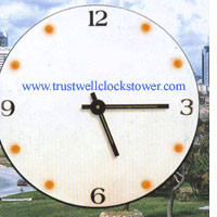 Cheap pointer analog slave clocks. anolugue slave clocks 40cm 60cm 80cm 100cm dia - Good Clock(Yantai) Trust-Well Co.,Ltd for sale