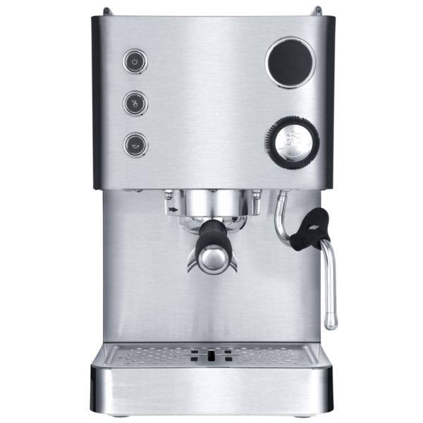 Quality 1.7L water PID Control Temperature Espresso Machine Commercial With Dual Boiler Silver Color Easy Operation For Home Use wholesale