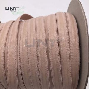 Customized Nude Garments Accessories Polyester Silicone Drip Elastic Tape