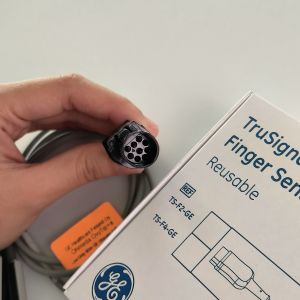 GE Original Datex-Ohmeda TruSignal SpO2 Finger Sensor Reusable. REF: TS-F1-H