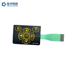 Polyester Waterproof Membrane Switch , 3M9448 Embossing Membrane Switch