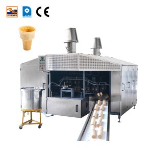 PLC 28molds Wafer Cone Production Line With Customized Design