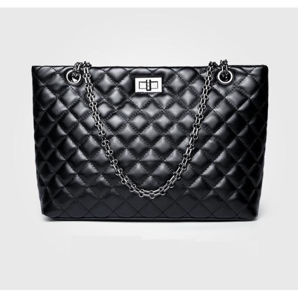 Quality ODM Polyester Lining Shoulder Polyurethane Tote Bag With Hasp wholesale