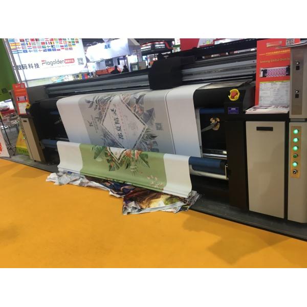 Three Print Head Digital Large Format Textile Printer Inkjet Sublimation