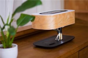 Cheap Tree Design Led Table Lamp Wireless Charger , Wifi Speaker Oem Led Desk Light for sale