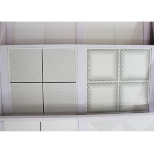 Plain and Standard Perforation Lay In Ceiling Tiles , Galvanized Threaded Steed