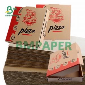 Cheap 1mm 1.5mm Thick Corrugated Cardboard Sheets For Pizza Container for sale