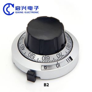 B2 46mm 6.35mm 15 turns 10 turns 7276 3590 534 potentiometer precise dial knob