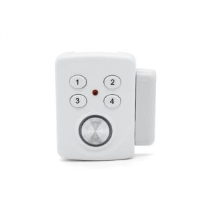 120dB Door Window Magnet Vibration Mini Alarm with Programmable Security Code