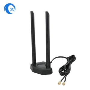 2.4 / 5.8g Dual Band 5dBi Magnetic Mount WiFi Extender Antenna For PC PCI Card