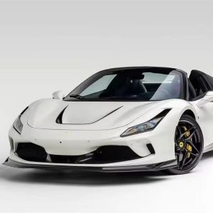 China F8 Ferrari Carbon Car Body Kit VOS Style PP Carbon Fiber Lip Spoiler Hood Body Kit on sale