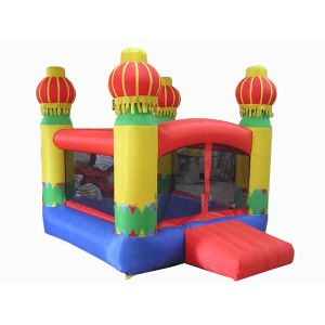 Inflatable Amusement Park Mini Bouncer With Four Lanterns , New Design