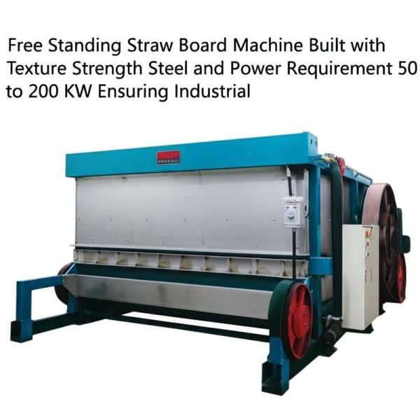 Free Standing Straw Board Machine with Power Requirement 50 to 200 KW and Output