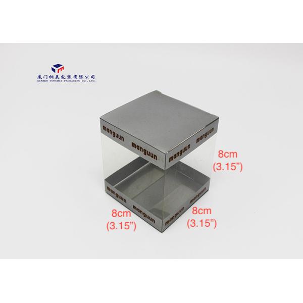 Super Clear Small Plastic Packaging Boxes, Plastic Retail Boxes Square Shape