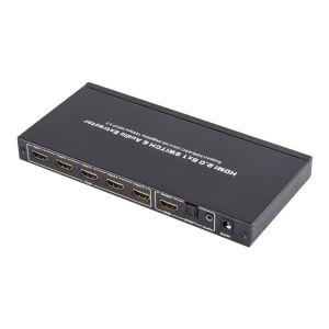 600MHz 18Gbps 5 x 1 60Hz 2.0 HDMI 4K Switcher