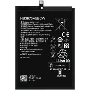 4900mah Huawei Lithium Ion Battery HB3973A5ECW Black Rechargeable
