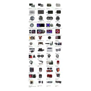 CREE Lamp Bead 7 inches 70W matrix headlight for Jeep Wrangler JK position