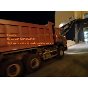 China 336hp Red Left Hand Drive Dump Truck 6x4 Sinotruk Howo7 Brand URO II Emission on sale