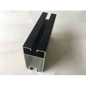 China Black Glaze Oxidation Anodized Aluminum Window Frames High Glossy on sale