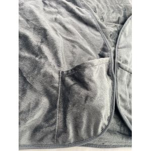 Carbon Fiber Micromink Electric Heating Shawl With Detachable Controller