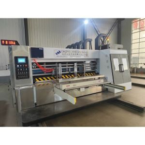 18000 KG Automatic Flexo Printing Slotting Die Cutting Corrugated Carton Box