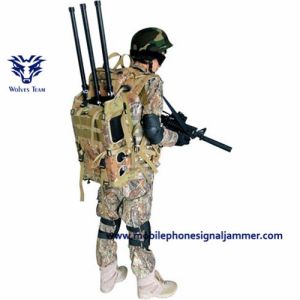 DC24V Backpack Jammer 6 Bands 80W High Power Reliable RF Jammingr Technology