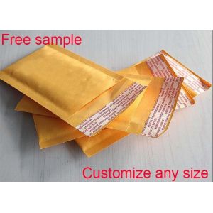 Yellow Kraft Paper Mailing Envelopes Self Adhesive Seal Logo Printing Available