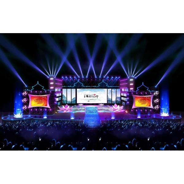 Quality Indoor Advertising Stage LED Screens HD Video Wall P3 Pixels High Brightness Panels wholesale
