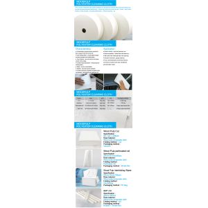 Non Woven Poly Cellulose Cleanroom Paper Lint Free 9" X 9"