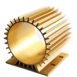 China Oxidation Aluminum Heatsink Extrusion Profiles With CNC Machining on sale