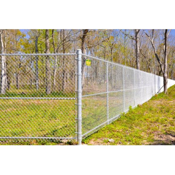 High Secure Galvanized Chain Wire Fencing Chain Link Security Fence Long Time