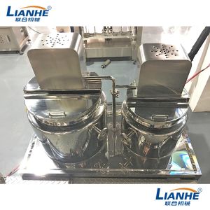 3 Layer Stainless Steel Vacuum Emulsifier Mixer With Upper Homogenizer