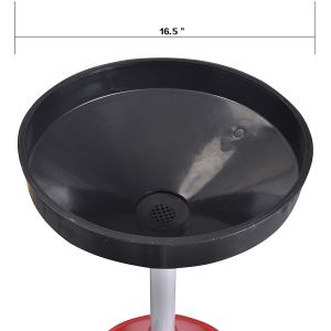 Polyethylene 18 Gallon Fluid Wheels Waste Oil Drainer