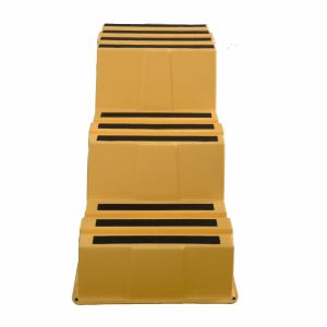 Gorilla Ladders 3-Step Plastic Step Stool Custom Color Foldable 500 Lbs Weight