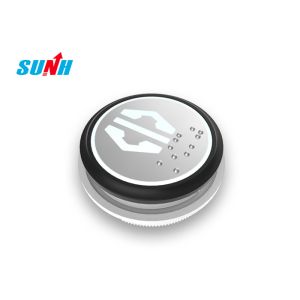 Outdoor Replacement Elevator Buttons Plastic Customized Etched Surface