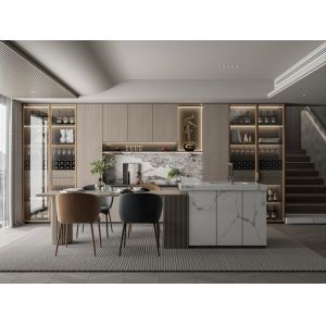 Custom Luxury Sideboard Cabinets With Wine Rack