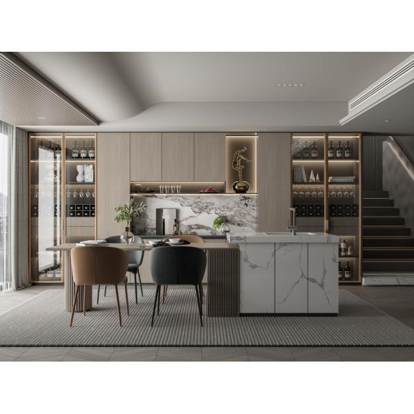 Quality Custom Luxury Sideboard Cabinets With Wine Rack wholesale