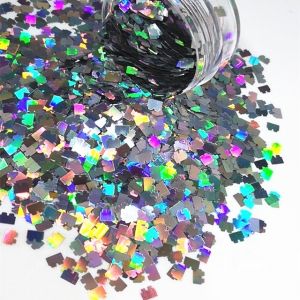 Cheap Polyester Logo Puzzle Glitter Shape The Essential Product for Other Holiday Supplies for sale