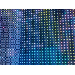 China Outdoor Advertising Screen Programmable Soft LED Mesh Display with IP67 Protection and DMX512 Control on sale