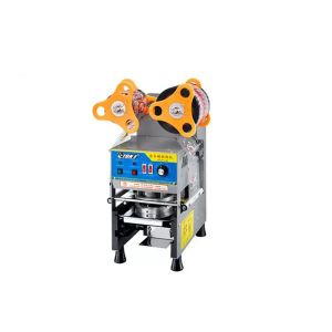 China 0.36kw 24kg Cup Sealer Machine For Plastic Bottle on sale