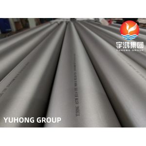 ASTM B514 UNS N08810 Nickel Alloy Steel Welded Round Tube For Boiler