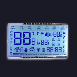 FSTN 3.3V SGS Monochrome Small Monochrome Panel Module 7 Segment Lcd Screen