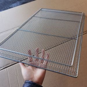 800x600mm Stainless Steel Wire Mesh Tray for Food Drying Baking Cooling