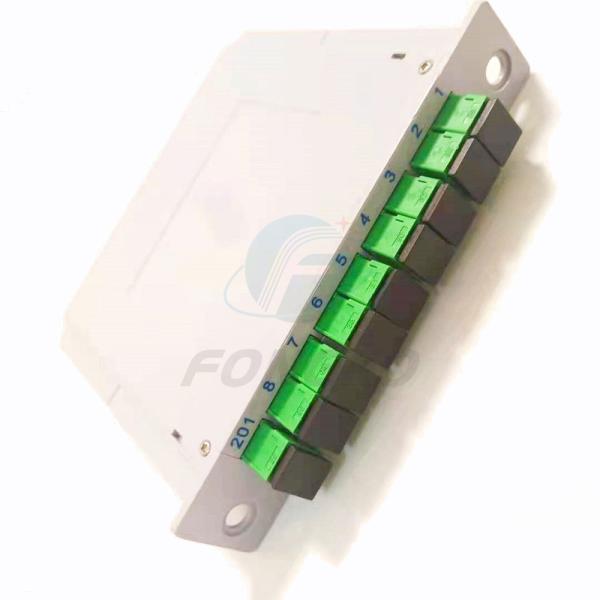 Insert Type Fiber Optic Divider with Adapter SC/APC 1*8 fiber optical Insertion