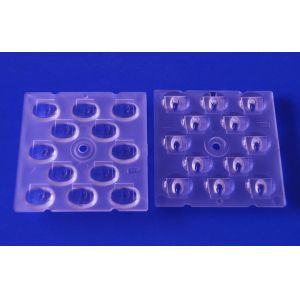 12 IN 1 Optical PC LED Lens Array TYPE3 3030 SMD Lens for LED Street lamp